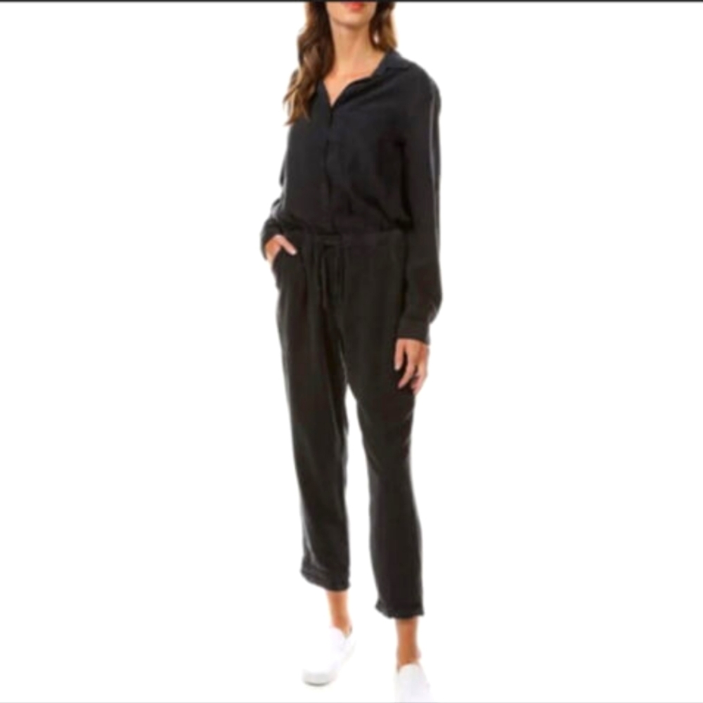 Anthropologie Cloth & Stone Tencel Jumpsuit